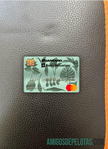 Equador Banco Bolivariano Mastercard Photolook Frente baixar para verificação
